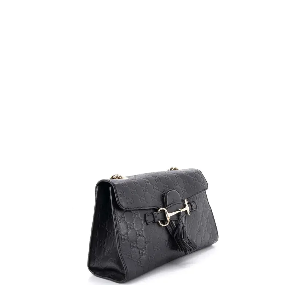 Emily Chain Flap Bag Microguccissima #247383G92B - Picture 2 of 7
